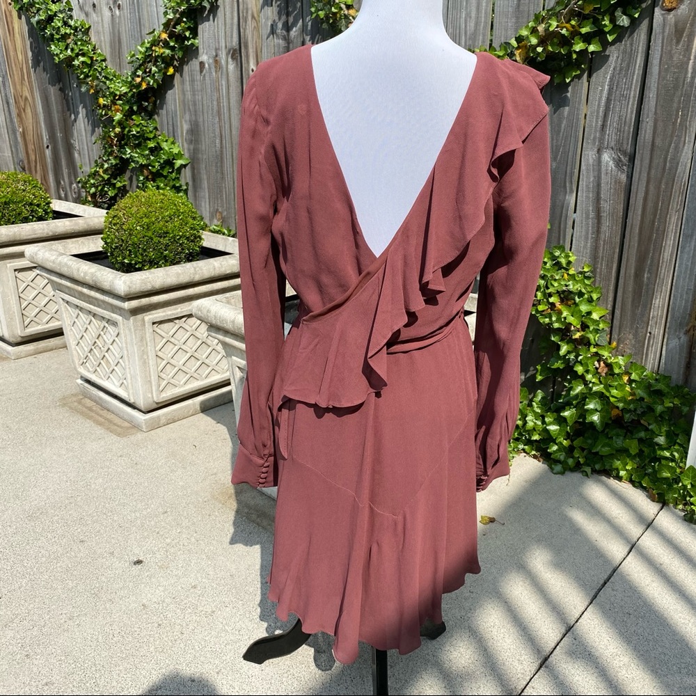 BARDOT Rosie Dress in Clay Size 8/Medium NWT - Picture 4 of 8